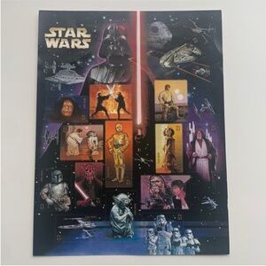 USPS Star Wars 2007 Collectible Stamp Sheet